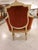 Wood 1990s Italian Settee Armchair and Ottoman Set For Sale - Image 7 of 13