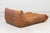 Brown Togo Chaise Lounge in Pine Leather by Michel Ducaroy for Ligne Roset, 1974 For Sale - Image 8 of 18