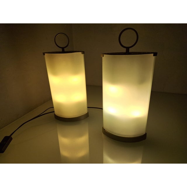 Metal Pirellina 2781 Model Table Lamp by Gio Ponti for Fontana Arte, 1980s For Sale - Image 7 of 11