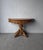 This carved oak demi lune console table is a beautiful example of Renaissance Revival Style furniture. Beautiful warm,...