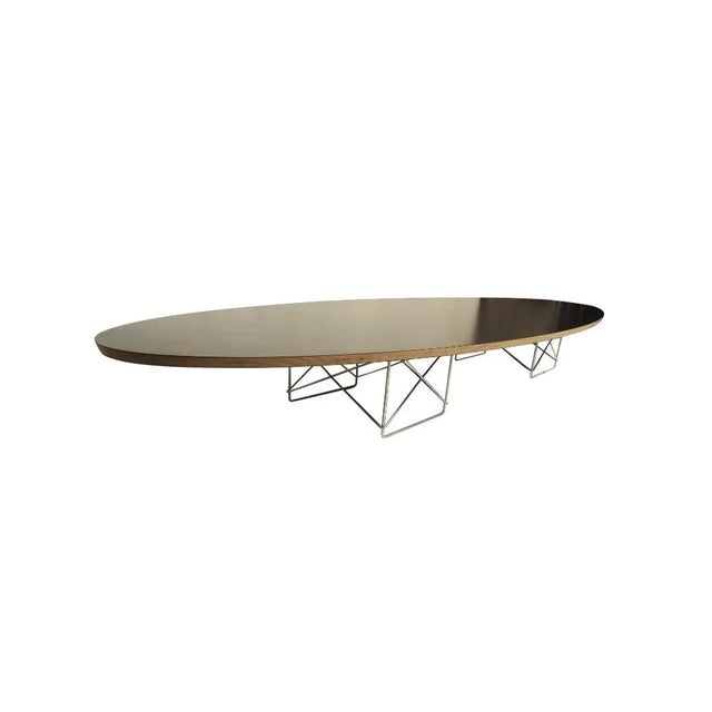 Black Mid 20th Century Herman Miller for Eames Surfboard Table For Sale - Image 8 of 8
