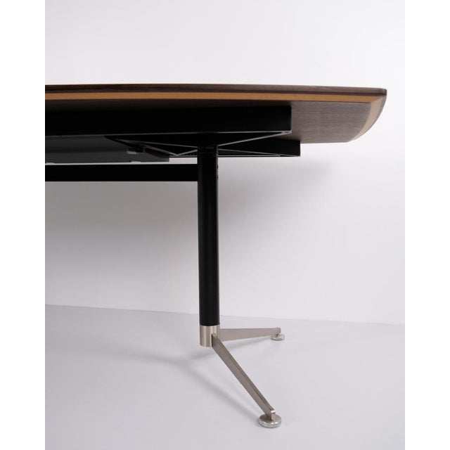 Early 21st Century Paustian Spinal Conference Table in Smoked Oak by Paul Leroy, 2010 For Sale - Image 5 of 13