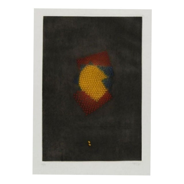 Arthur Luis Piza, Red Yellow Blue, 20th Century, Etching For Sale