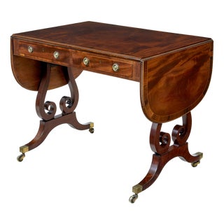 Early 19th Century Mahogany Sofa Table, 1820 For Sale