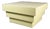 Modern Italian Coffee Table in Light Yellow Wood, 1980s For Sale