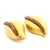 1980s Italian Forza 18k Hammered Gold and Ruby Ear Clips, Pair For Sale - Image 4 of 18