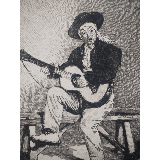Edouard Manet, The Spanish Guitarist, 1873, Engraving For Sale - Image 3 of 5