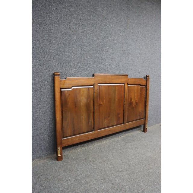 Guy Chaddock Melrose Collection Cherry King Size Panel Headboard For Sale - Image 4 of 7