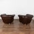 20th Century Vintage Brown Leather Club Chairs, Denmark For Sale - Image 12 of 12