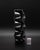 Mid-Century Modern Black Glazed Porcelain Vase by Heinrich Fuchs for Hutschenreuther, 1960s–1970s For Sale - Image 3 of 8