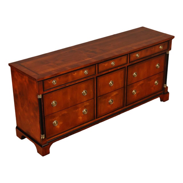 Century Furniture Biedermeier Style Triple Chest For Sale
