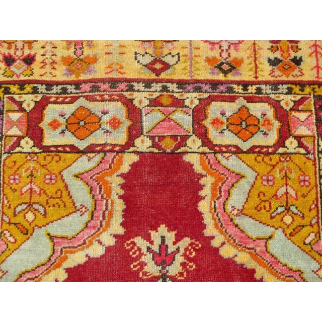1960s Vintage Turkish Area Rug - 36" X 68" For Sale - Image 5 of 11
