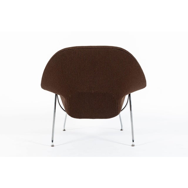 Early Restored Mid Century Brown Womb Lounge Chair by Saarinen for Knoll, Multiples/Custom Available For Sale In Detroit - Image 6 of 17