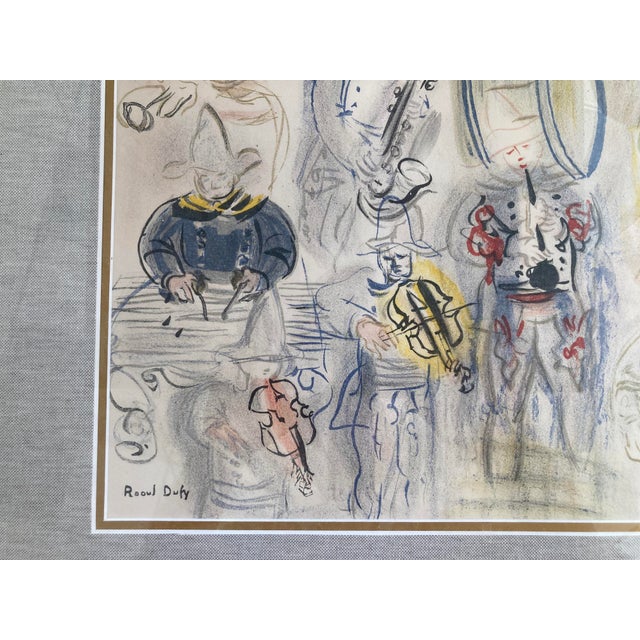Raoul Dufy Hand Colored Illustration Pochoir From the Estate of Cz Guest For Sale - Image 11 of 12