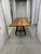 2020s Wrought Iron and Walnut Dining Table For Sale - Image 5 of 7