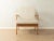 Wooden White Armchair, 1960s For Sale - Image 3 of 8