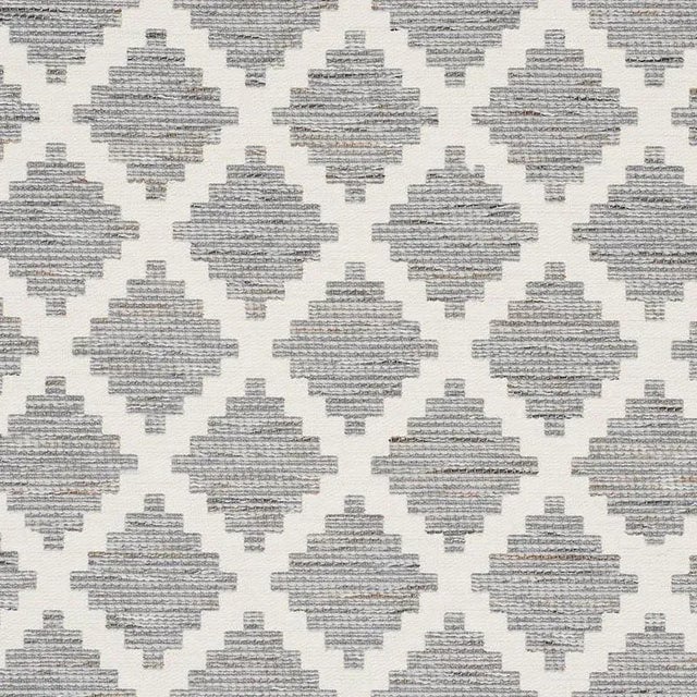 Sample - Schumacher Tibur Fabric in Grey For Sale