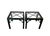 Black Lacquer Metal and Glass Side Tables, a Pair For Sale - Image 11 of 11