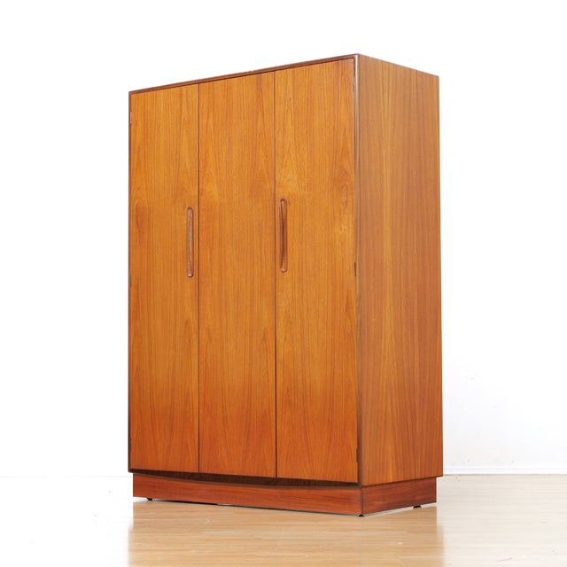 G Plan Mid Century Triple Armoire by Vb Wilkins for G Plan For Sale - Image 4 of 9