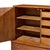 Broyhill Brasilia Mid Century Walnut and Brass Gentleman Chest Highboy Dresser For Sale In Chicago - Image 6 of 10