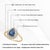 14k Two-Tone Gold 1.17ct Blue Sapphire & Diamond Vintage Ring Size 4 For Sale - Image 12 of 17