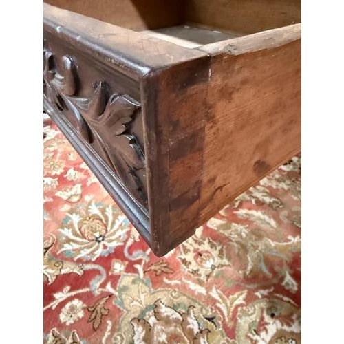 Large Louis XIII Style Center Table in Fir For Sale - Image 4 of 10