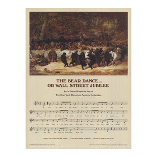 PAUL DAVIS The Bear Dance...Or Wall Street Jubilee II, 1983 For Sale