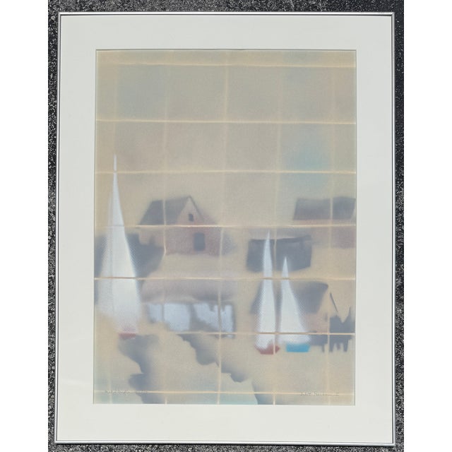 "Inlet Harbour 1 & 2" Limited Edition by Mel Stauffer For Sale - Image 4 of 11