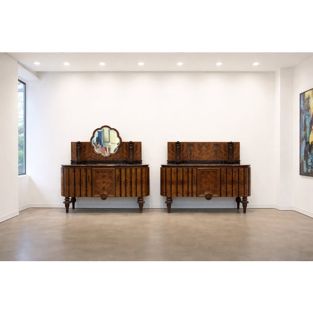 Italian Art Deco Sideboards, 1940s, Set of 2 For Sale - Image 17 of 17