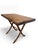 Mid-Century Vintage Wood Folding Occasional Table in Coffee Walnut Refinished For Sale In Buffalo - Image 6 of 10