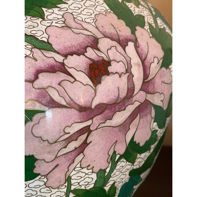 Mid Century Chinese Zi Jin Cheng Cloisonne Vases on Stands- 4 Pieces For Sale In Minneapolis - Image 6 of 12