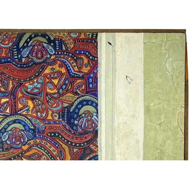 1980s Large Signed Philip Behymer Mid-Century Modern Portrait Museum-Collected Texas Artist 1983 For Sale - Image 11 of 18