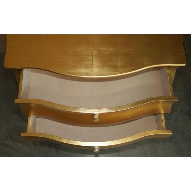 24ct Gold Leaf Canova Bombe Chest of Drawers by Fendi Casa For Sale - Image 18 of 18