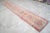 1970s Kurdish Herki Hand-Knotted Distressed Runner Rug Low Pile Extra Long Hallway Decor - 3x15 Ft Approx For Sale - Image 5 of 16