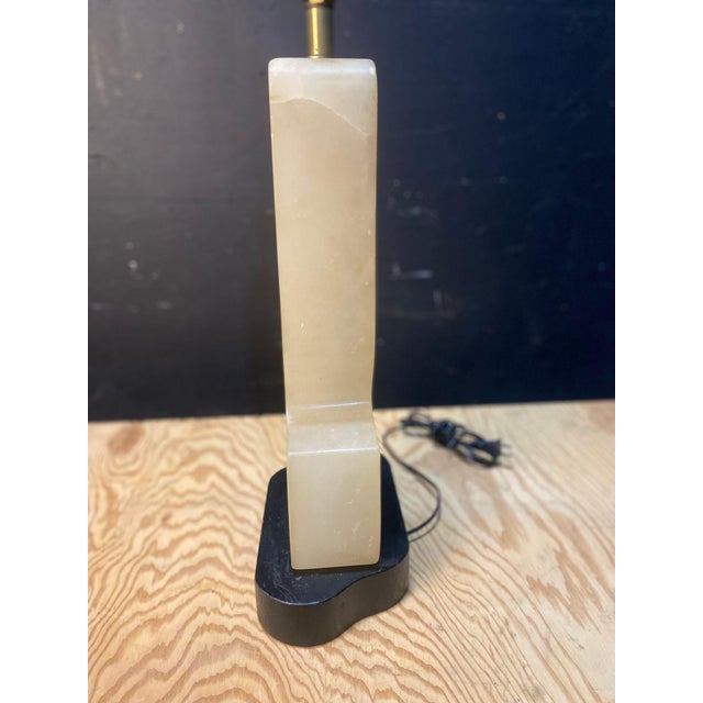 1950s 1950's Italian Alabaster Table Lamp by Maurizio Tempestini For Sale - Image 5 of 10