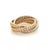 Contemporary Cartier Trinity Diamond 18k Tricolor Gold Rolling Band Ring Size 6 W/Paper For Sale - Image 3 of 7