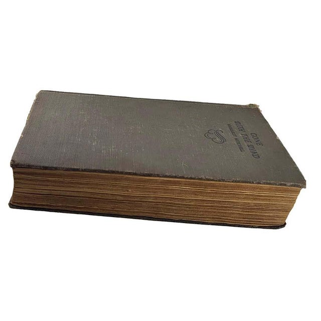 Gone With the Wind Margaret Mitchell 1938 Hardcover Vintage Macmillan Copy Cloth Cover For Sale - Image 11 of 11