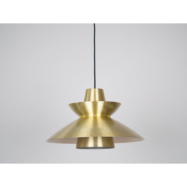 Vintage Danish Navy Pendant Lamp by Jorn Utzon for Nordisk Solar, 1947, 1940s For Sale - Image 16 of 16
