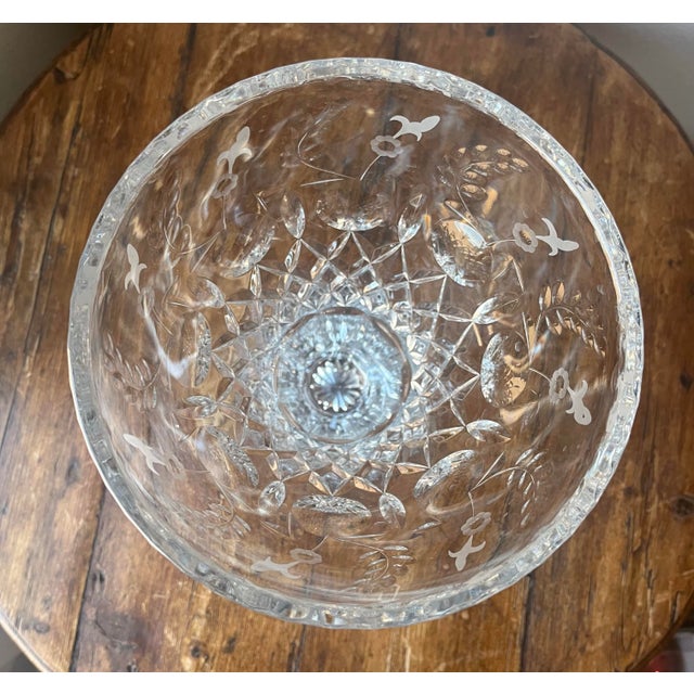 Contemporary Late 20th Century Rogaska Crystal Gallia Pattern Vase For Sale - Image 3 of 12
