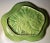 1980s 1982 Barbara Eigen-Handmade Cabbage Leaf 16" Platter-Signed For Sale - Image 5 of 9