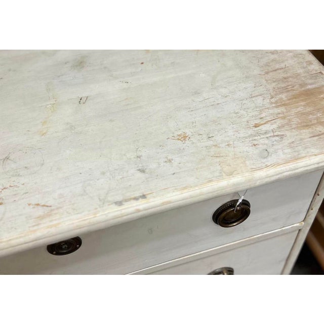 Antique Gustavian Style Swedish Empire Chest of Drawers Commode For Sale In Los Angeles - Image 6 of 6