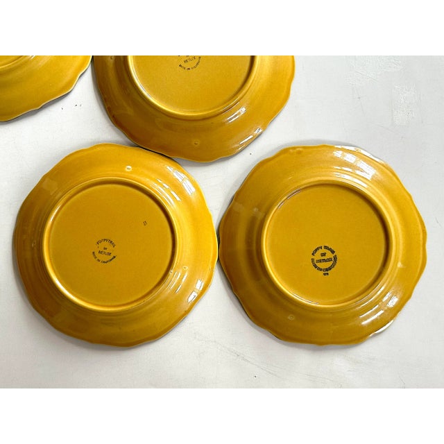1970s Metlox Poppytrail Pottery Plates Set of 7 For Sale - Image 9 of 13