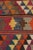 Tribal 1950s Vintage Persian Bidjar Kilim in Polychromatic Patterns by Rug & Kilim For Sale - Image 3 of 8