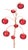 Red Sleigh Bell Spray (Set of 6) For Sale