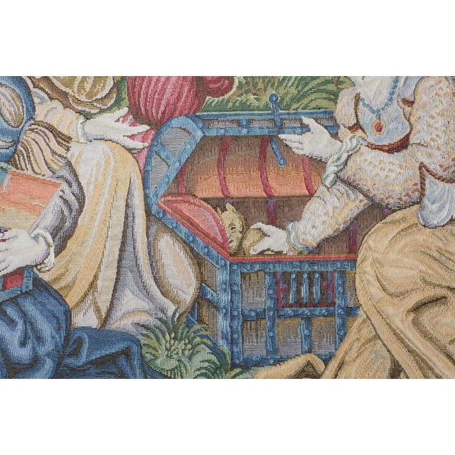 20th Century Jacquard Tapestry with Wealth Motif For Sale - Image 3 of 5