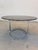Giotto Stoppino Round Dining Table in Granite and Chrome from Giotto Stoppino, 1970s For Sale - Image 4 of 11