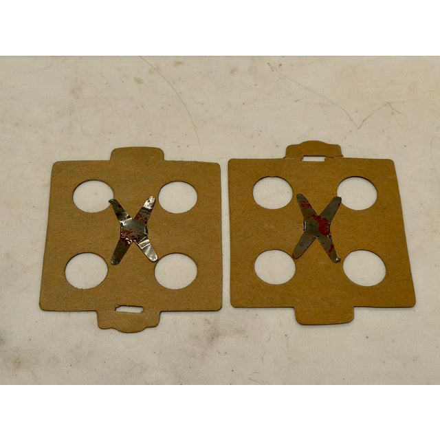 Vintage 1930s Halloween Cardboard and Paper Lanterns, Set of 2 For Sale In Boston - Image 6 of 9