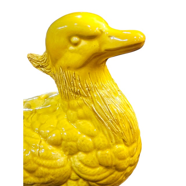 Original Signed Jean Roger Paris Ceramic Duck Flower Frog Vase | MCM | Made in France For Sale In Chicago - Image 6 of 12