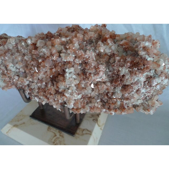 Large Aragonite Display Specimen, Morocco, 12700 Grams For Sale In San Francisco - Image 6 of 13