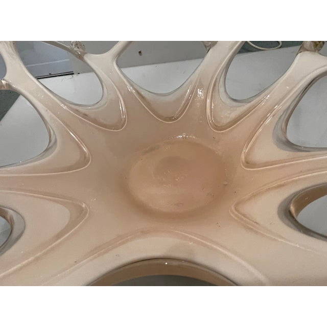 Murano Art Glass Bowl with Fruit Stand, 1970s For Sale - Image 7 of 11